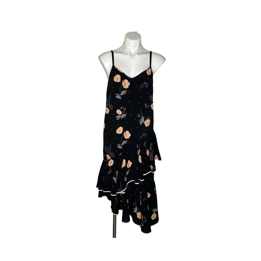 BP. Sleeveless Floral Ruffle Sheath Dress Size Small
